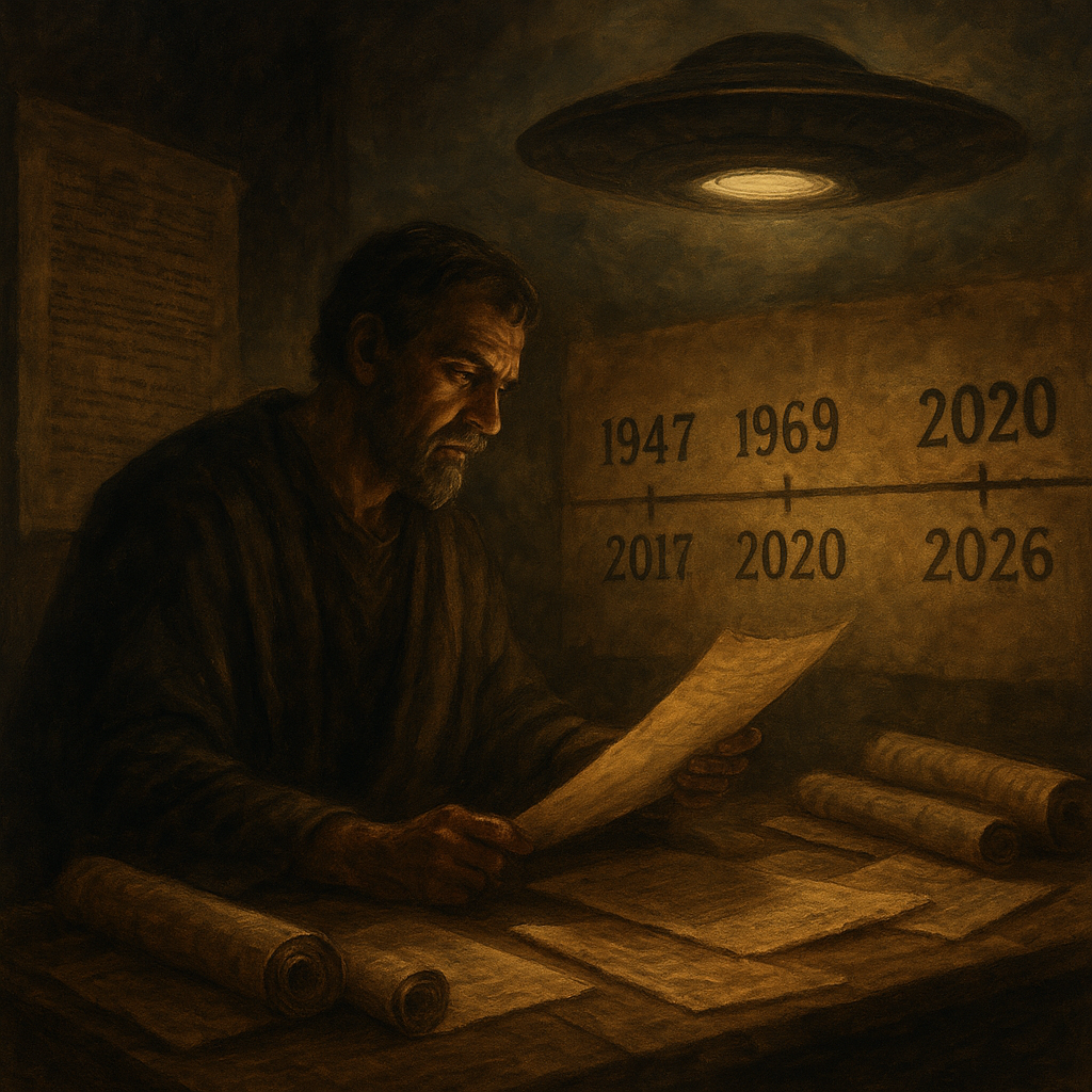 The Government’s UFO Disclosure Timeline